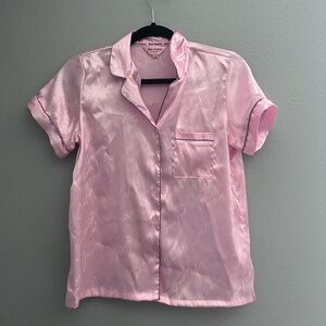 Juicy Couture satin pajama set, in size small.